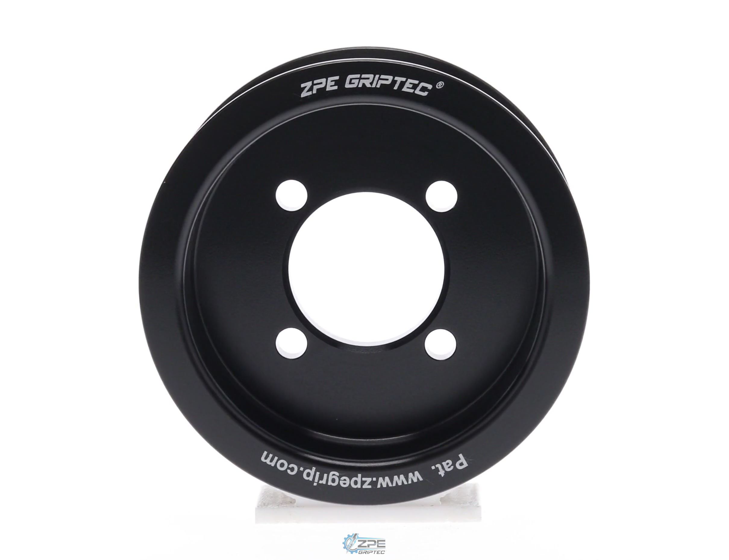 3.20" 8 Rib ZPE GripTec® 2pc Edelbrock TVS L3 Black Pulley Only