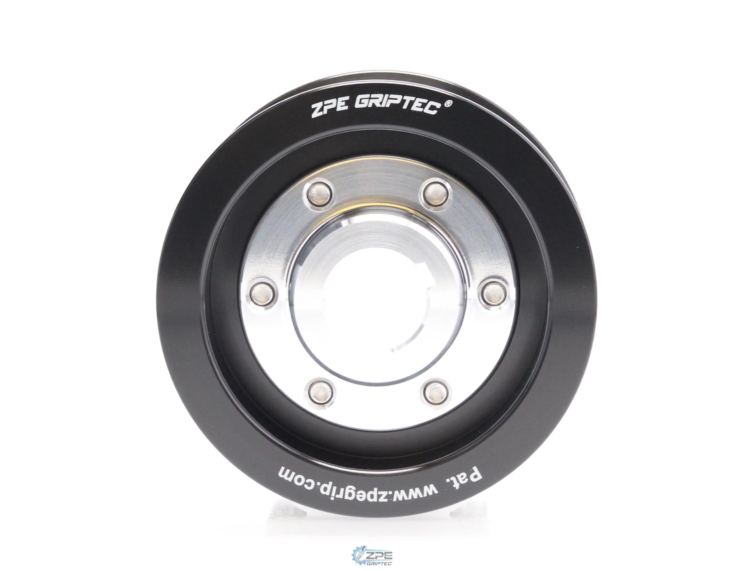 3.15" 8 Rib ZPE GripTec® 2pc Vortech YSi/JT/V3 L3 Black Pulley & Hub Kit