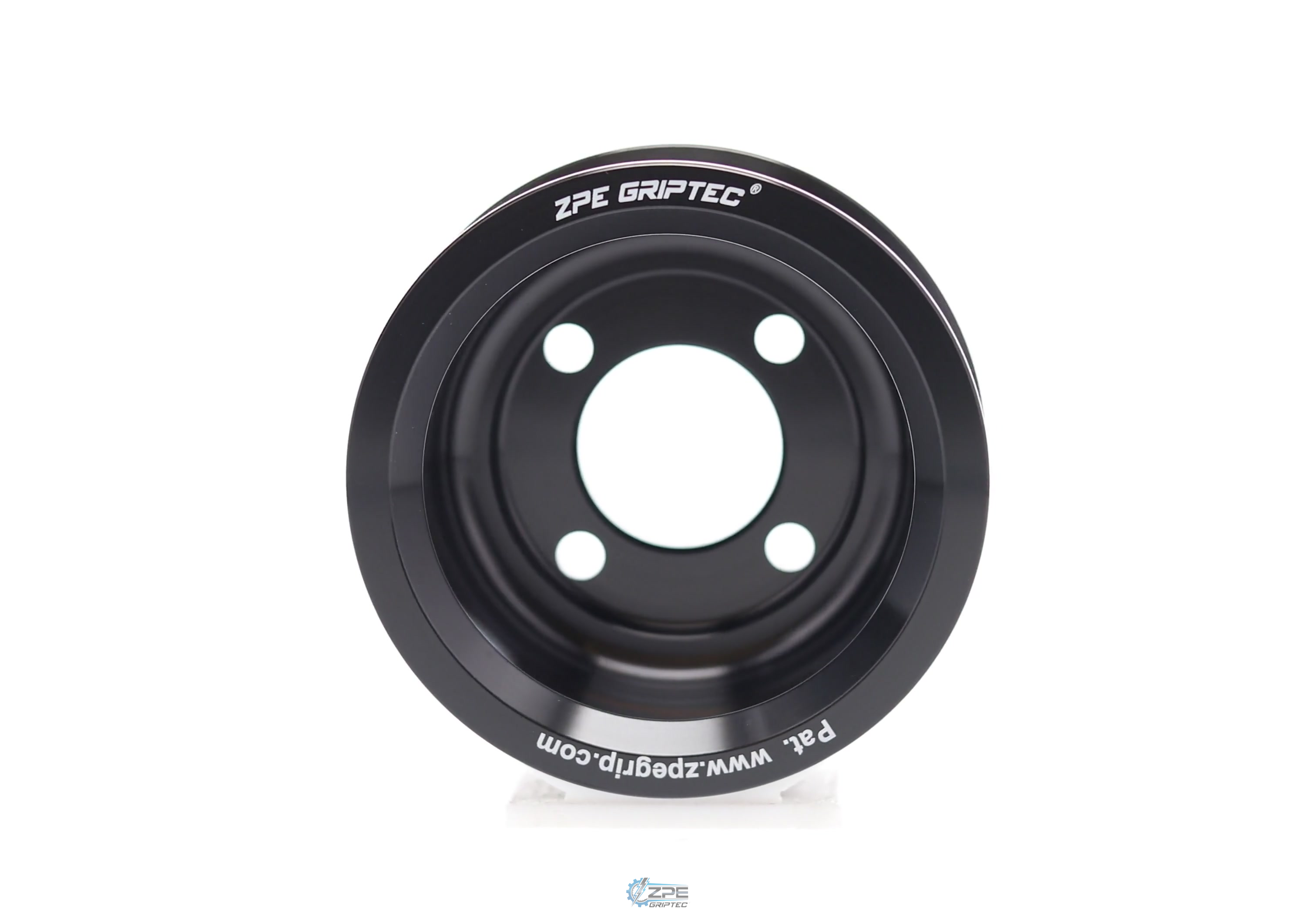 78mm 6 Rib ZPE GripTec® 2pc Magnuson Heartbeat TVS L3 Black Pulley Only
