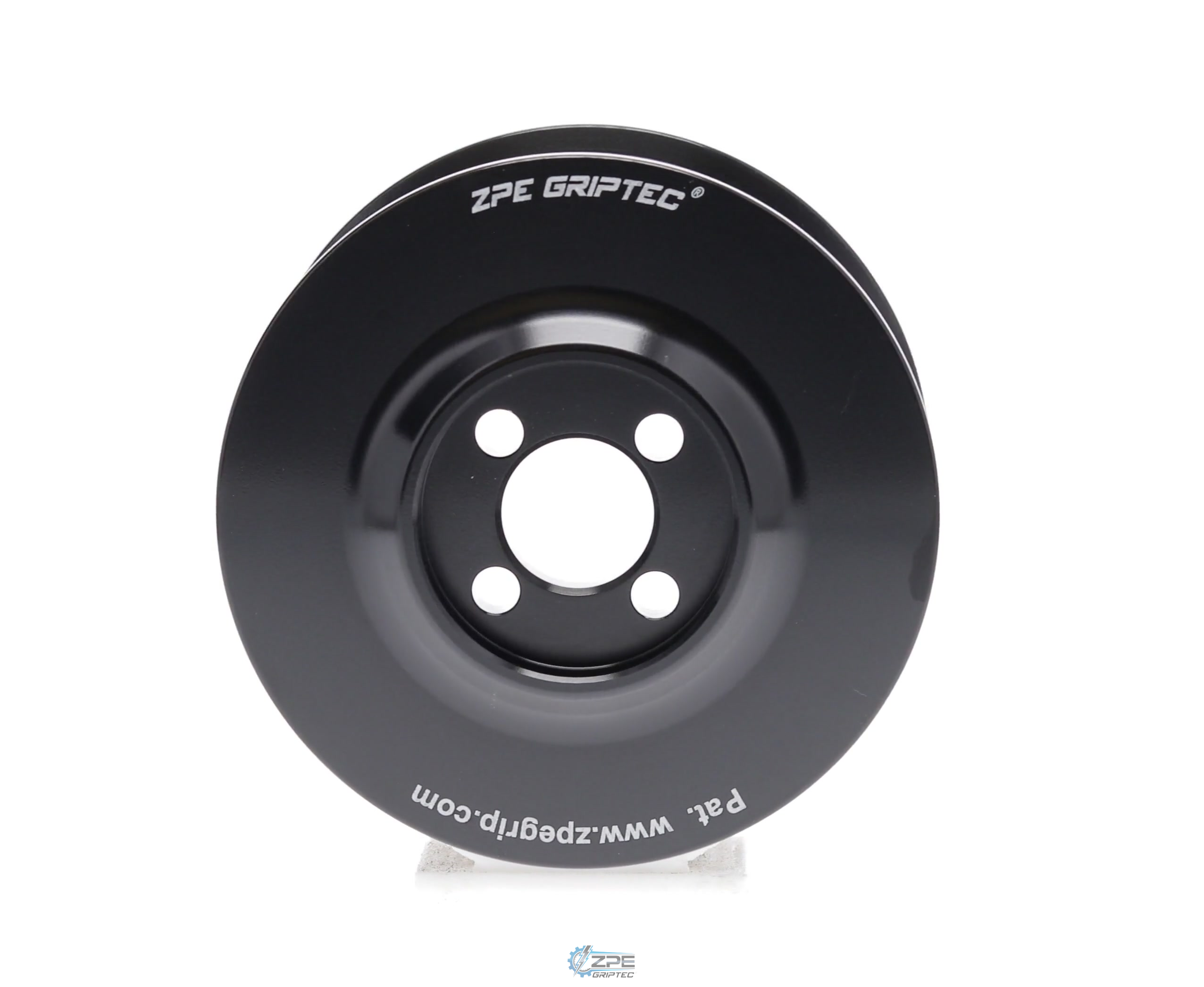 3.50" 10 Rib ZPE GripTec® Whipple Standard L3V-A Black Pulley