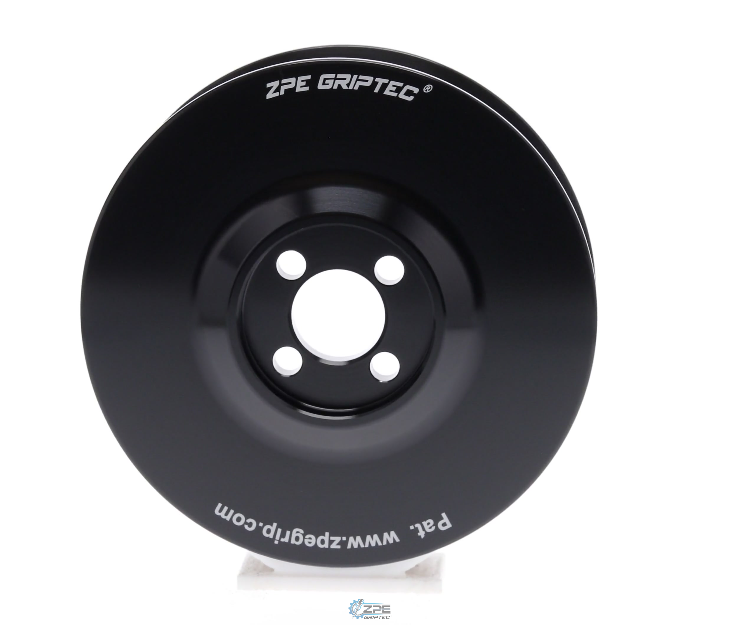 4.125" 6 Rib ZPE GripTec® Whipple Standard L3V-A Black Pulley