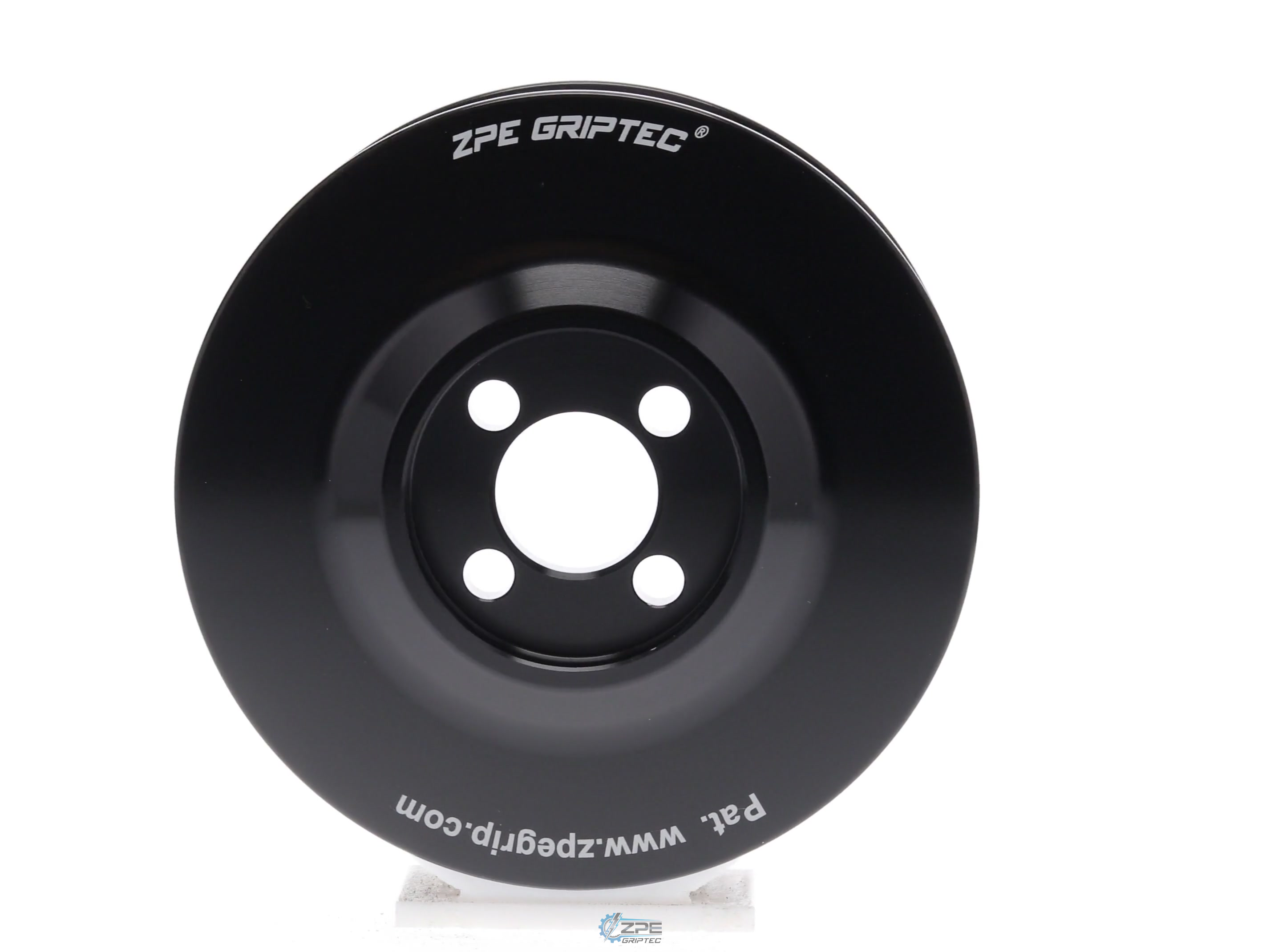3.65" 6 Rib ZPE GripTec® Whipple Standard L3V-A Black Pulley
