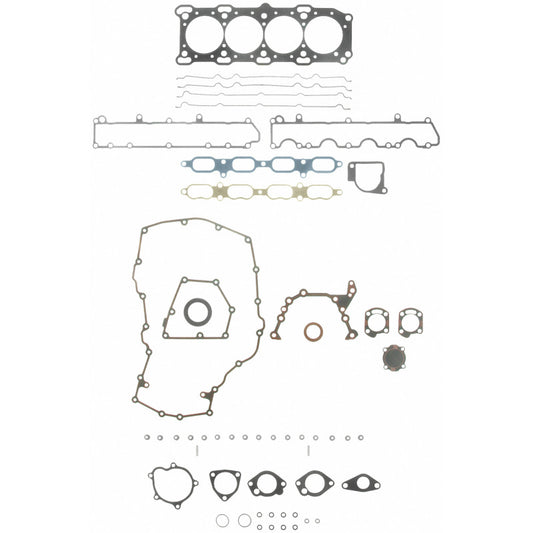 Fel-Pro Pontiac Grand Am HS 9515 PT PermaTorque engine cylinder head gasket set showing multiple gaskets and sealing surfaces.