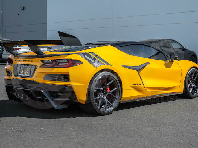 2023-UP CHEVROLET CORVETTE C8 Z06 & E-RAY | SDP PERFORMANCE TRACK STYLE SIDE SKIRTS ROCKER PANEL GROUND EFFECTS