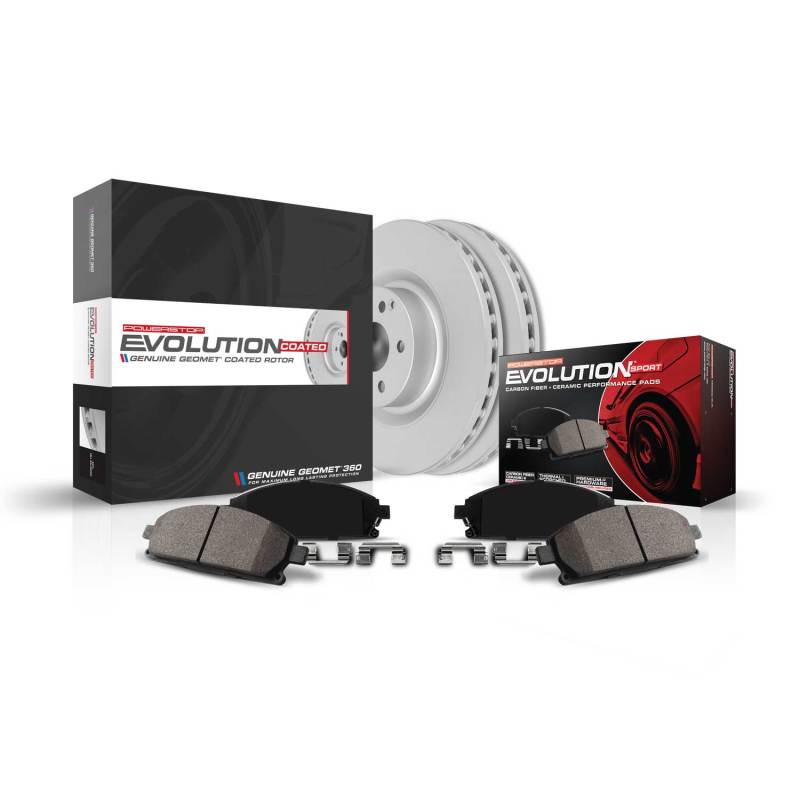 PowerStop rear Z23 coated brake kit for 2019-2021 Mercedes-Benz Sprinter 2500, includes brake rotors and calipers.