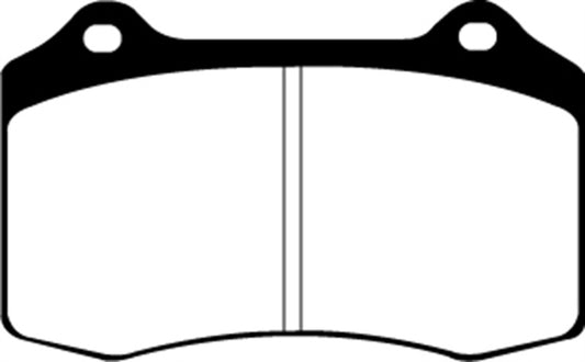EBC Ultimax2 front brake pads for Alfa Romeo GTV 3.0, Brembo OE brake pads with metal backing and friction material.