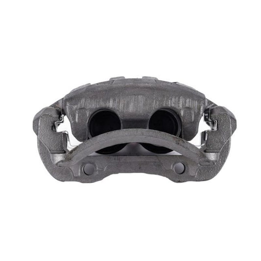 PowerStop OE front right brake caliper and bracket for Nissan Frontier 2003-2004, automotive part replacement.