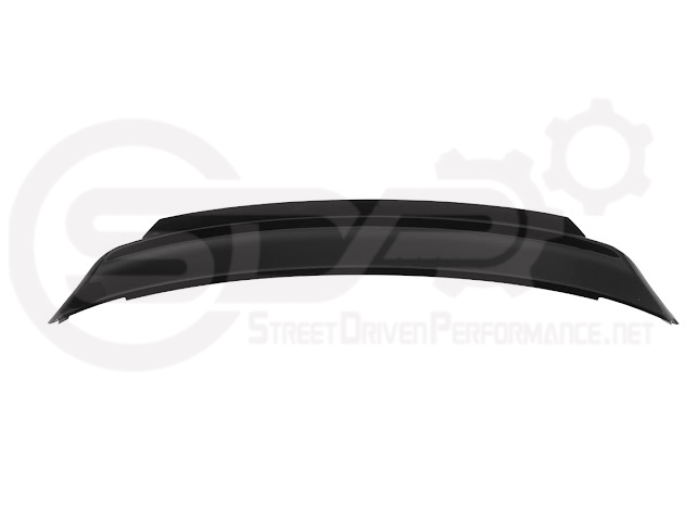 Dodge Charger SRT Hellcat Redeye style rear trunk wing spoiler in matte black with wickerbill detail, designed for 2015-2023 models.