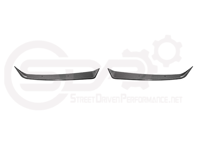 2023-Up CORVETTE C8 Z06 / E-RAY / ZR1 | CARBON FIBER 1.5 INCH EXTENDED REAR SPOILER WING WICKER BILL WINGLETS PAIR