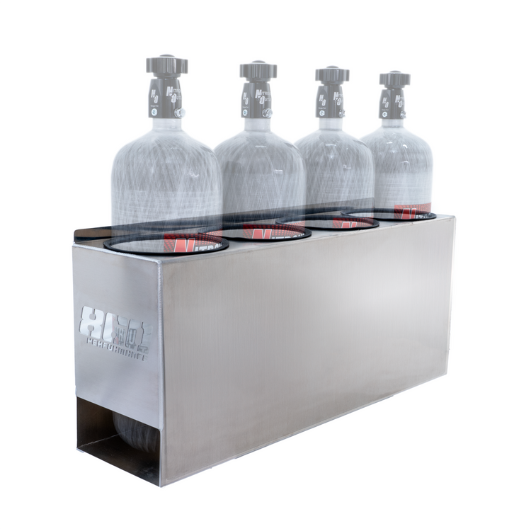 860 Performance Raw Finish 12lb Carbon Bottle Holder - 4 Bottles