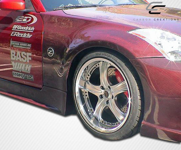 2003-2008 Nissan 350Z Z33 Carbon Creations OEM Look Fenders - 2 Piece