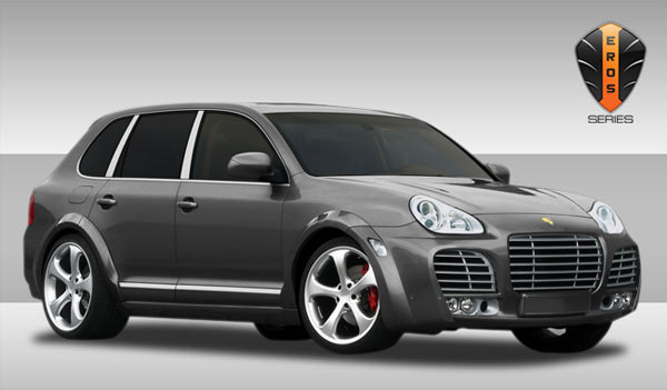 2003-2006 Porsche Cayenne Urethane AF-1 Bumper Scoops ( PUR-RIM ) - 2 Piece (S)