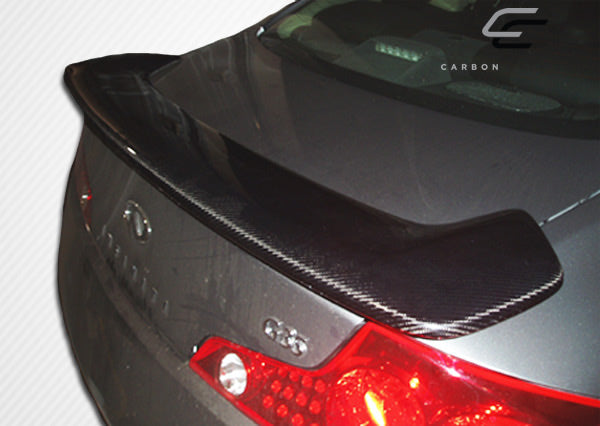 2003-2007 Infiniti G Coupe G35 Carbon Creations OEM Look Wing Trunk Lid Spoiler - 1 Piece
