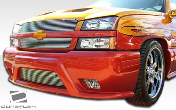 2003-2006 Chevrolet Silverado 2002-2006 Chevrolet Avalanche Duraflex Platinum Front Bumper Cover (w/o cladding) - 1 Piece