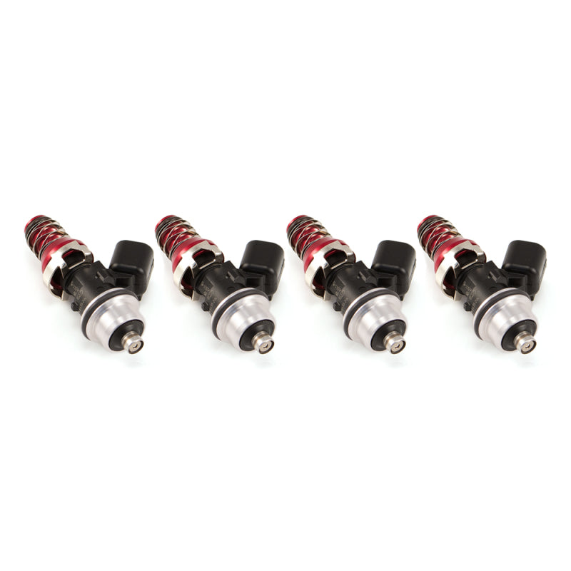 Injector Dynamics 1750-XDS fuel injector set with 48mm length and machined top for S2000 low configuration, set of four.