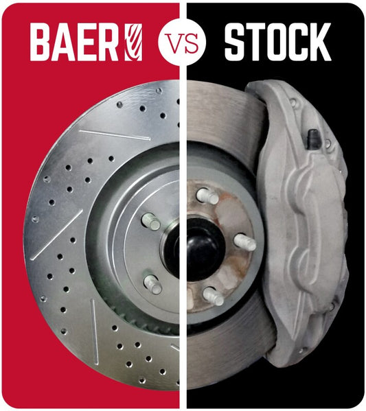 Baer Brakes rear Cobra Claw rotor and pads combo kit for 1994-2004 Ford Mustang Cobra, performance brake upgrade.