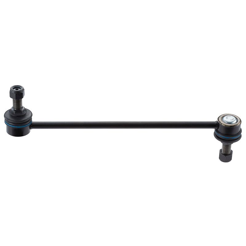 Moog front right sway bar endlink for Hyundai Santa Fe 2001-2006, showing the metal link with bushings and mounting hardware.