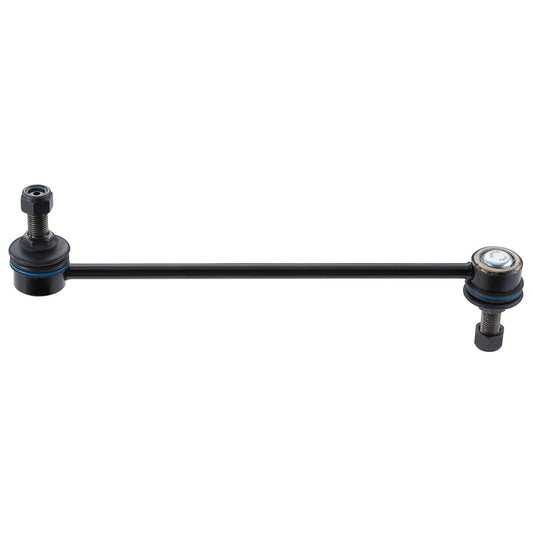 Moog front right sway bar endlink for Hyundai Santa Fe 2001-2006, showing the metal link with bushings and mounting hardware.