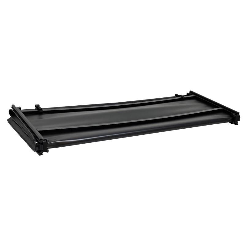 Westin 2024+ Toyota Tacoma 74-inch bed soft tri-fold tonneau cover shown on truck bed, durable fabric with secure folding panels.