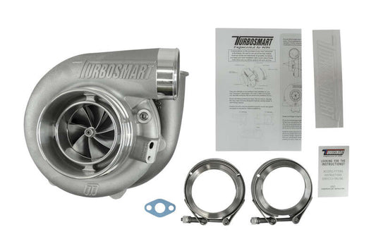 Turbosmart 7170 V-Band TS-1 turbocharger with externally wastegated 1.07AR, showing the V-Band connection and turbine housing.