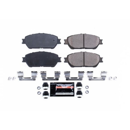 PowerStop Z23 Evolution Sport brake pads for front of 2015 Toyota Tacoma, with hardware included, performance brake replacement
