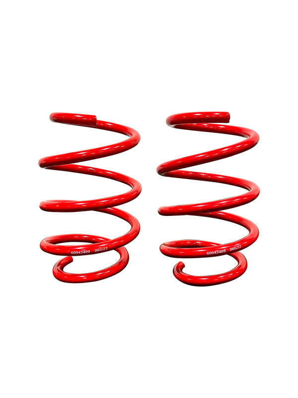 Set of four Roush Ford Mustang GT lowering springs with MagneRide for 2018-2024 models, designed to enhance handling and ride height.