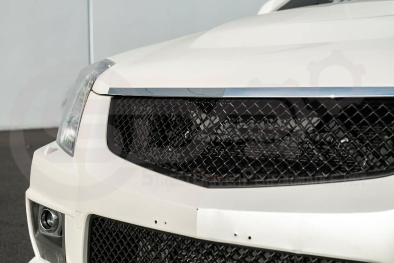 2009-2015 Cadillac CTS-V V2 -  Black front grilles set (blank no emblem)