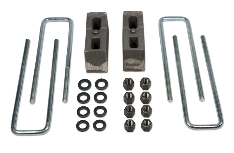 Tuff Country Chevrolet Silverado 3500 4WD rear lift block and U-bolt kit for 2010 and newer models.