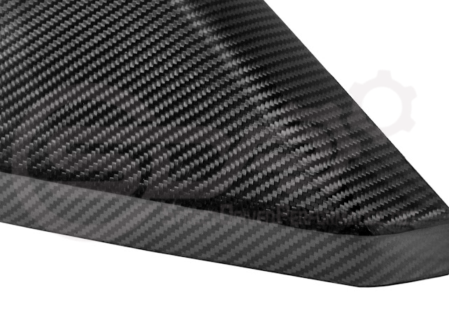 2024-Up Tesla Cybertruck | Factory Style Carbon Fiber Side Mirror Covers Pair