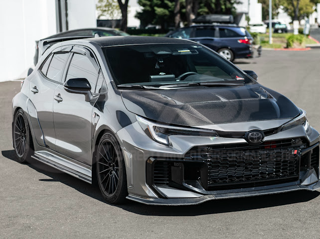 2023-UP TOYOTA GR COROLLA | JDM VRS STYLE FRONT AIR VENTED HOOD