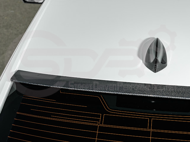 2020-Up Cadillac CT4 / CT4-V / CT4-V Blackwing | SDP Performance Style Carbon Fiber Rear Roof Top Window Spoiler Wing