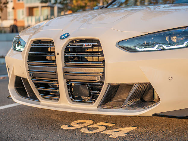 2021-UP BMW G82 / G83 M4 | M-PERFORMANCE STYLE CARBON FIBER FRONT AIR DUCT VENTS (PAIR)