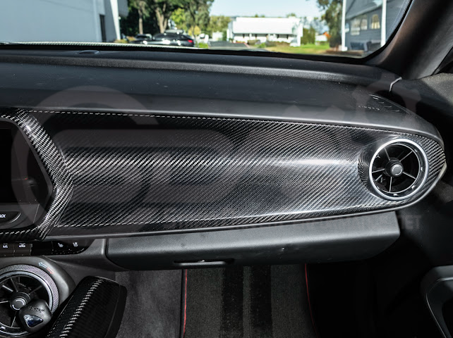 2016-2024 Chevrolet Camaro 6th Gen | Factory Style Carbon Fiber Dashboard Passenger Side Instrument Panel Cover Replacement