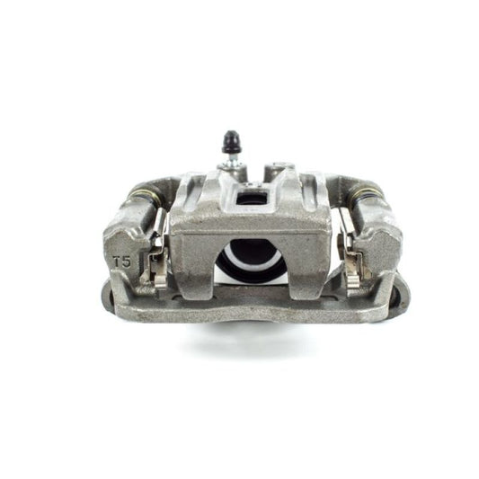 PowerStop rear left OE brake caliper with bracket for Nissan Frontier 2005-2018, showing the caliper assembly and mounting bracket