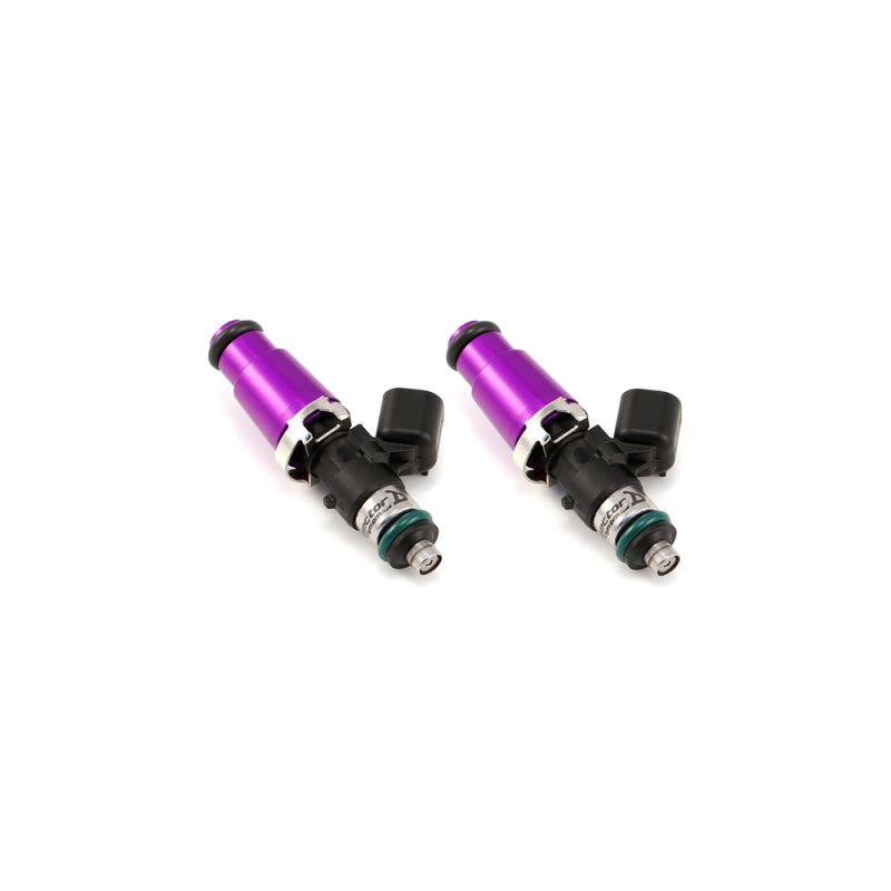 Pair of Injector Dynamics 1750-XDS fuel injectors for 93-95 Mazda RX-7, 1750cc twin-cylinder injector set.
