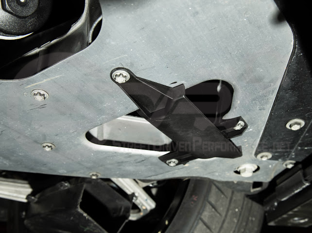 Pair of Street Driven Performance underbody air deflector cooling duct scoops for 2020-up Chevrolet Corvette C8, exterior trim components.