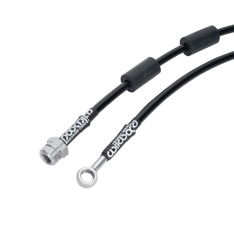 Wilwood front brake line kit for 2006-2013 Audi A3, flexible brake line set with fittings, automotive brake system upgrade