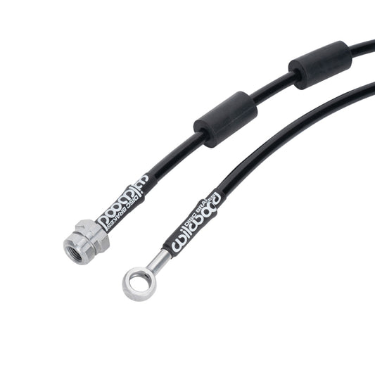 Wilwood front brake line kit for 2006-2013 Audi A3, flexible brake line set with fittings, automotive brake system upgrade