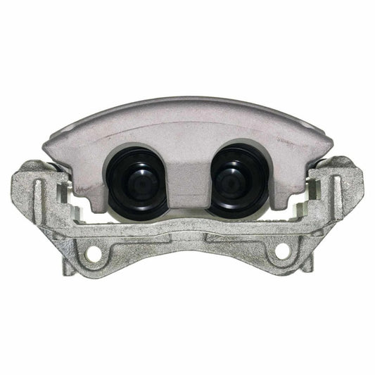 PowerStop OE front right brake caliper for Jeep Wrangler 2018-2022, durable replacement part with metal and hydraulic components.