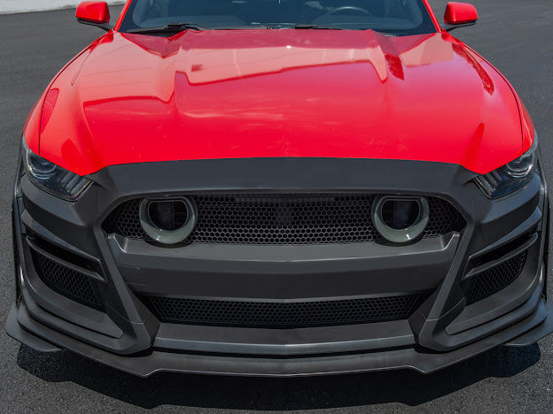 2015-17 FORD MUSTANG | GT500 CONVERSION FRONT BUMPER WITH LED GRILLE KIT