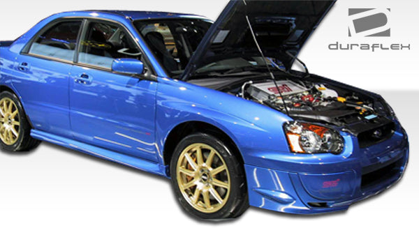 2002-2007 Subaru Impreza WRX STI 4DR Duraflex STI Look Side Skirts Rocker Panels - 2 Piece