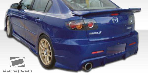 2004-2009 Mazda 3 4DR Duraflex I-Spec Wing Trunk Lid Spoiler - 1 Piece