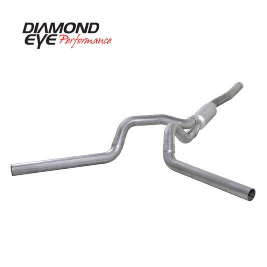 Diamond Eye Performance Catback exhaust system for Chevy/GMC 6.6L 2006-2007.5 dual exhaust with polished tips.
