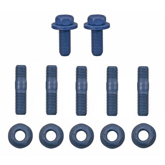 Fel-Pro Toyota Corolla ES exhaust manifold hardware kit with bolts and gaskets for engine exhaust system repair.