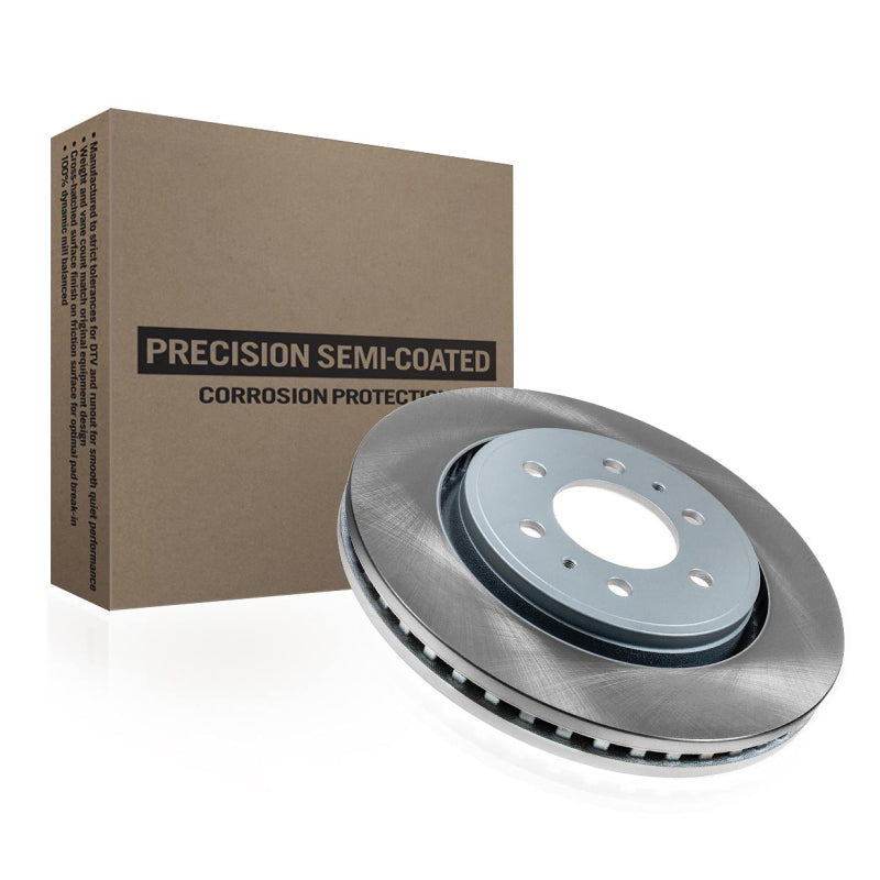 PowerStop OE rear semi-coated brake rotor for Mercedes-Benz CLS400 2015-2018, showing the ventilated disc with mounting holes.