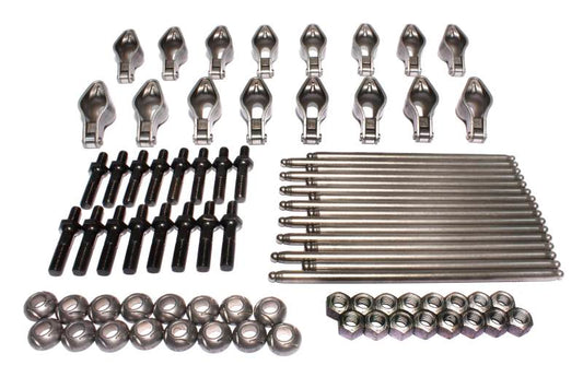 COMP Cams rocker arm and pushrod kit CB 1.7 with metal rocker arms for high-performance engine valve operation.