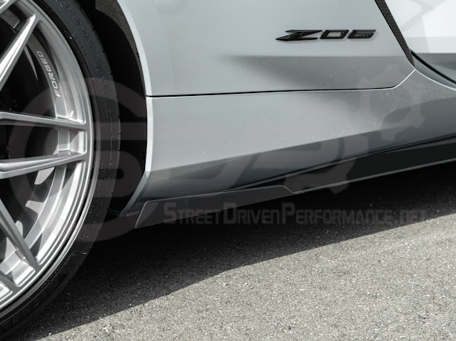 2023-UP CHEVROLET CORVETTE C8 Z06 & E-RAY | SDP PERFORMANCE TRACK STYLE SIDE SKIRTS ROCKER PANEL GROUND EFFECTS