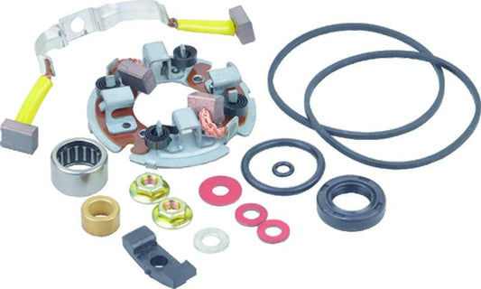 BikeMaster Starter Rebuild kit with brushes for powersports bikes, featuring replacement components for starter motor repair.