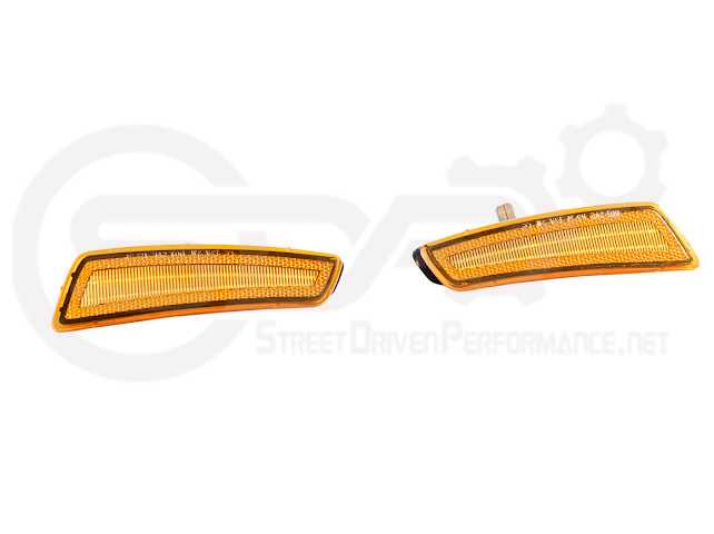2008-2009 Pontiac G8 | Front Clear / Amber / or Smoke Lens Amber Light LED Side Markers Pair