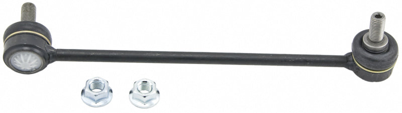 Moog front sway bar endlink for Mercedes-Benz C55 AMG 2005-2006, showing the metal sway bar link with mounting hardware.